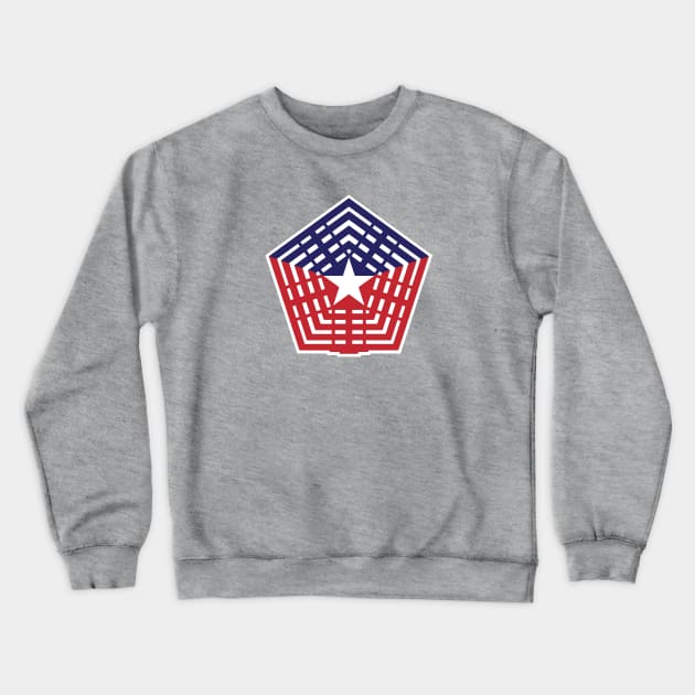 The Pentagon Crewneck Sweatshirt by hobrath